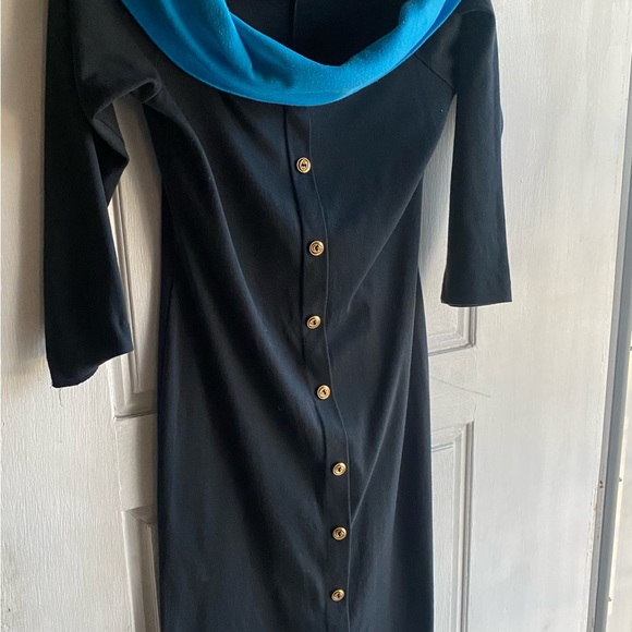 Timely Trends off the shoulder dress size 11 pullover 3/4 sleeves Made USA vtg - Picture 4 of 11